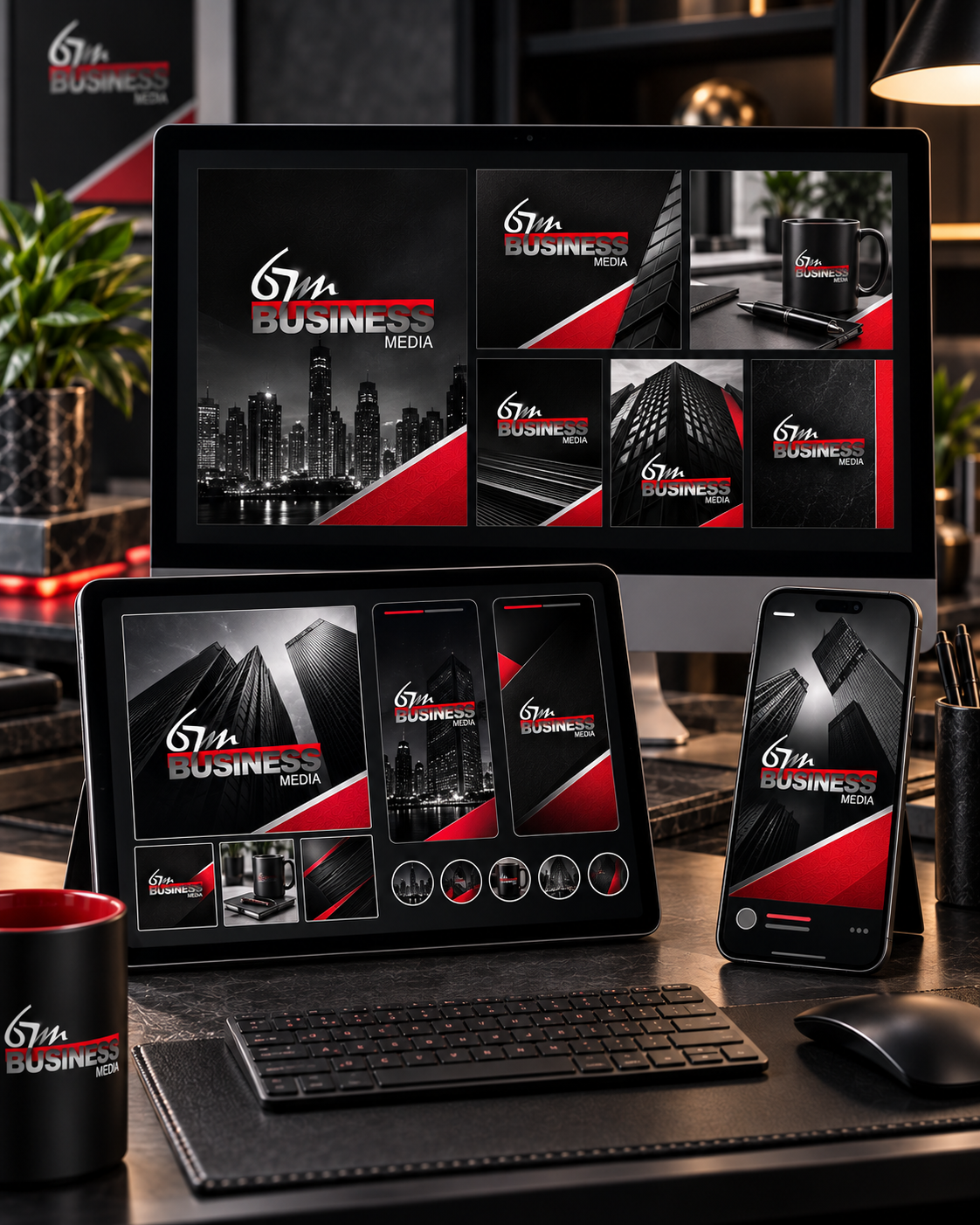 Social Media Design by 67M Business Media